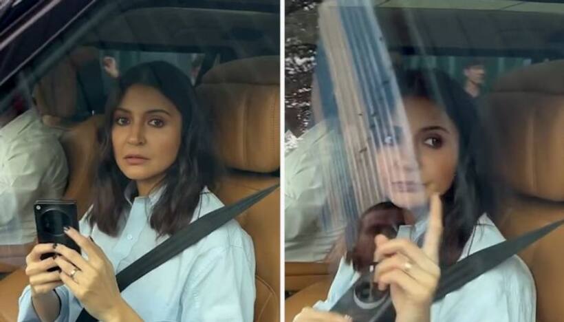 Anushka Sharma's viral video : Pregnacy speculation grows as she gestures Papparazi to avoid taking pictures
