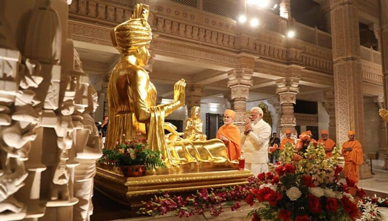 Occasion of profound spiritual significance PM Modi extends wishes for Akshardham inauguration in USA