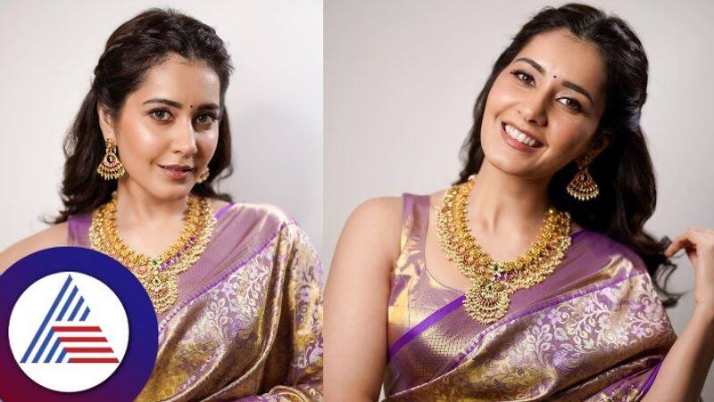 actress raashi khanna traditional look viral on social media gvd