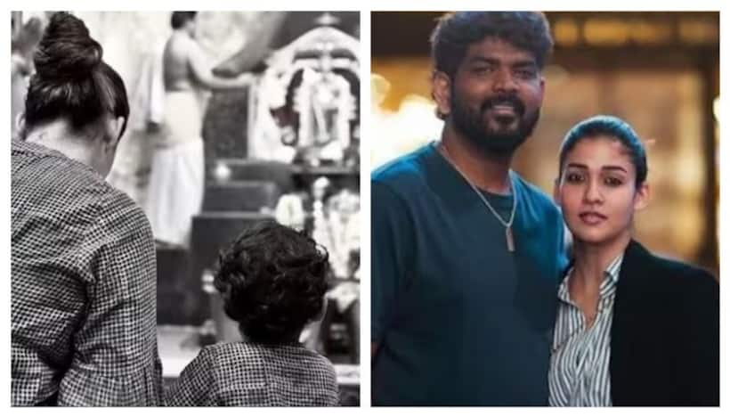 Nayanthara in Malaysia: Jawan actress visits temple with son and Vignesh Shivan (Photos)