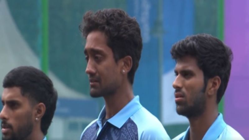 Asian games 2023: Ravisrinivasan Sai Kishore emotional moments in debut match, Yashasvi jaiswal mistakes CRA