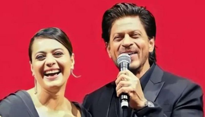 Kajol's reaction to Shah Rukh Khan's prank about their marriage goes viral; watch fun video RKK