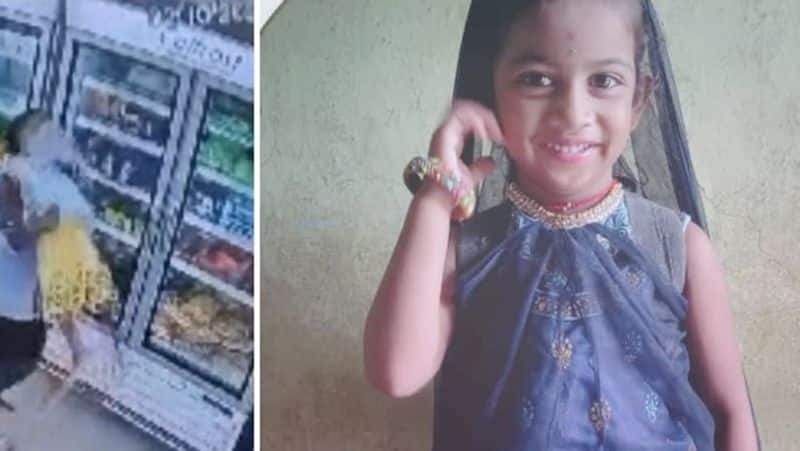 4 Years Girl Died By Touching Refrigerator in Super Market in telangana tvk