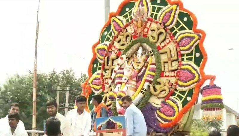 Special Pooja Havan Held During Ganesha Festival in Chitradurga grg 