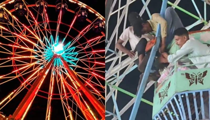 girls hair gets tangled in ferris wheel mast hyp