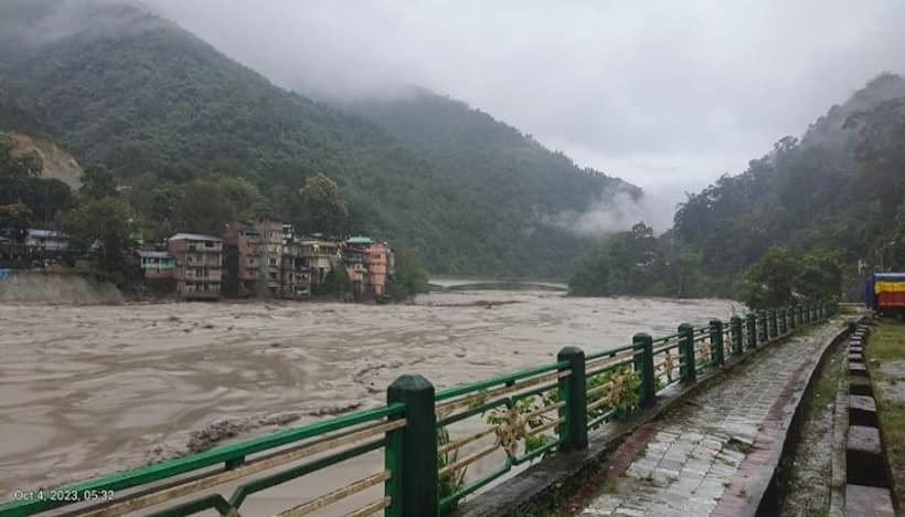Sikkim shuts schools in flood hit districts till October 8 following cloudburst