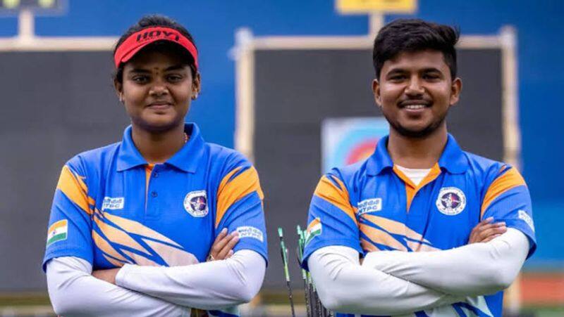 Archery Compound Mixed Team Jyothi Vennam and Ojas Pravin Deotale won Gold medal in Asian Games at Hangzhou rsk