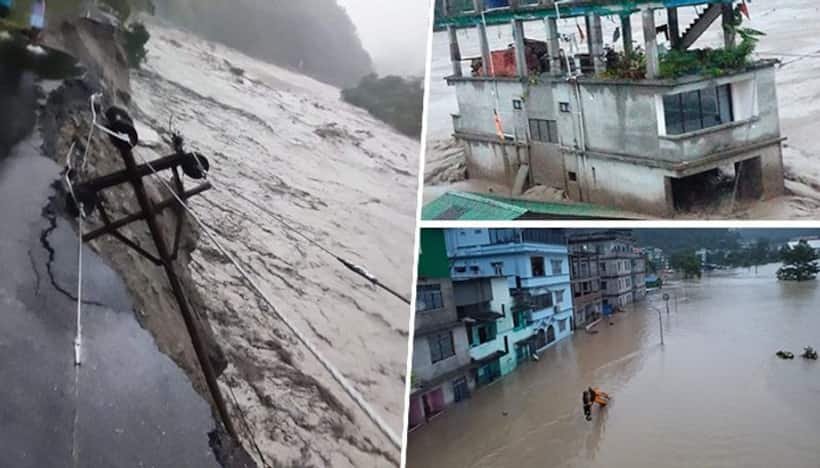 Sikkim flash floods: Three dead, seven rescued in Singtam after cloudburst