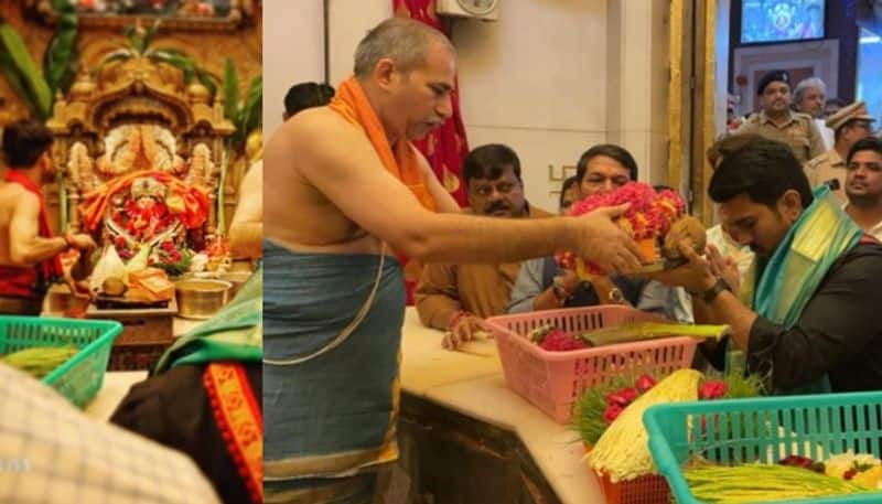 Ram Charan completes Ayyappa Deeksha at Shree Siddhivinayak Temple in Mumbai NSK