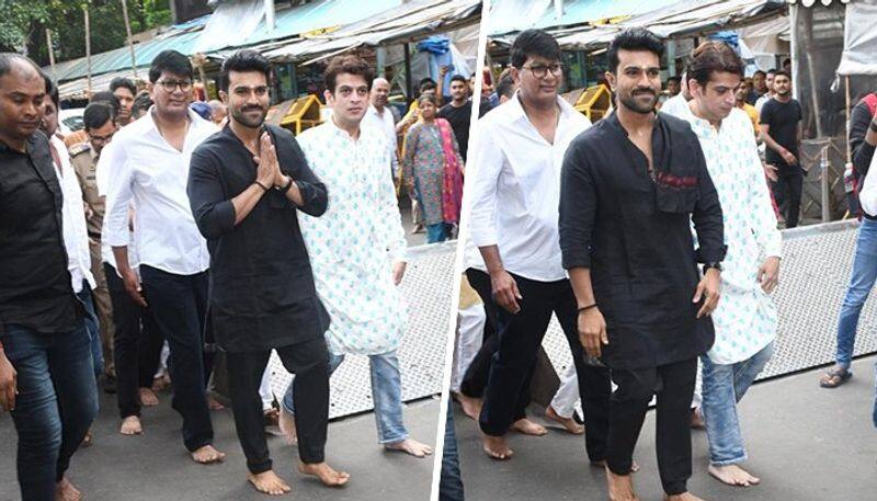 Actor Ram Charan's sacred visit to Shree Siddhivinayak temple reverberates spiritual devotion [PHOTOS SHG EAI