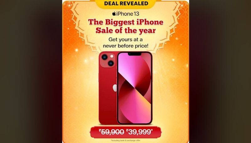 Amazon Great Indian Festival sale 2023 Apple iPhone 13 deal REVEALED You can buy it under Rs 40000 check details gcw