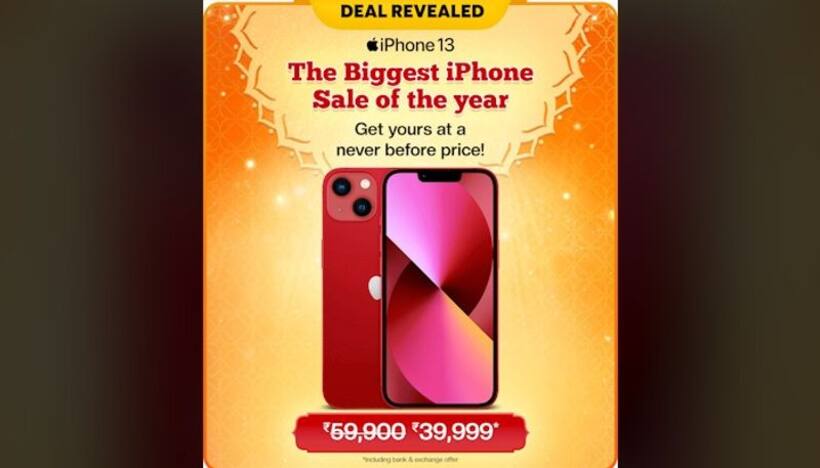 Amazon sale 2023: Apple iPhone 13 deal REVEALED! You can buy it under Rs 40,000