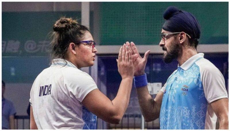 Asian Games 2023 Dipika Pallikal Harinder Pal Sandhu clinch gold in Squash Mixed Doubles kvn