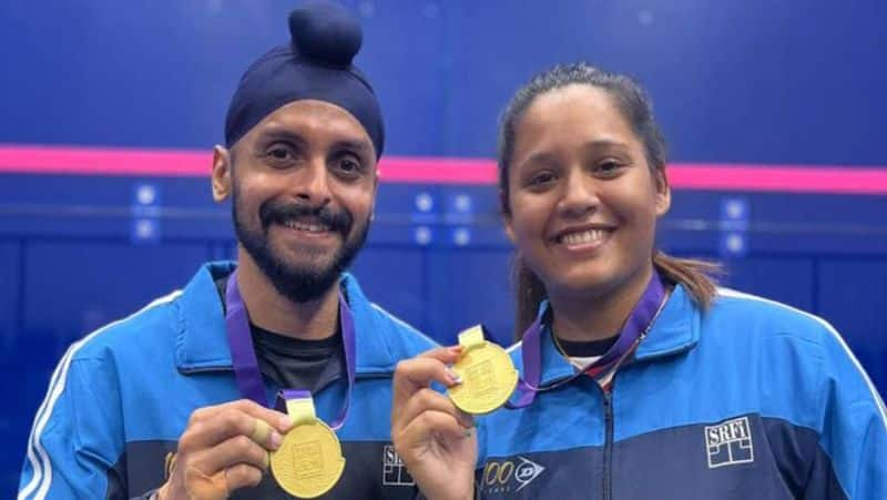 Deepika Pallikal and Harinder Pal Sandhu won gold medal in Squash Mixed Doubles FINAL in Asian Games at hangzhou rsk