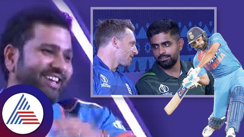 ICC World cup Jose buttle ask Babar azam to translate Rohit sharma hindi reply Fans troll Pak captain ckm