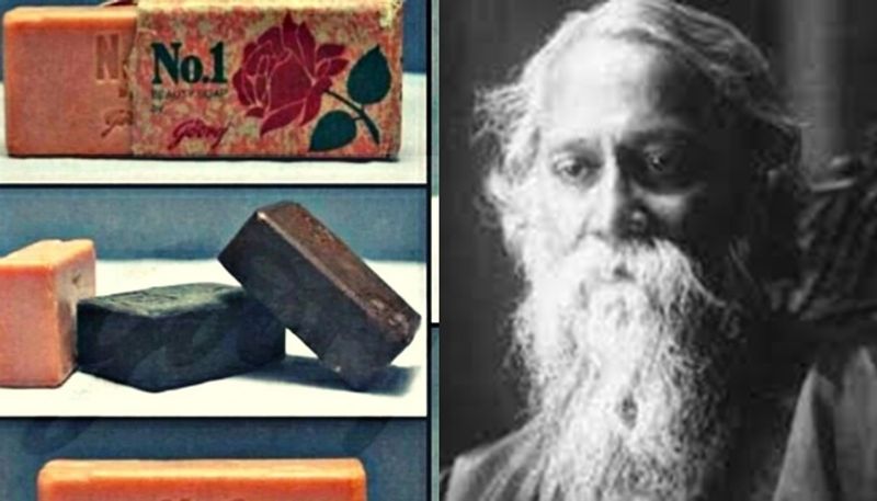 The Godrej Group Rabindranath Tagore appeared vegetable soap advertisement of This company san