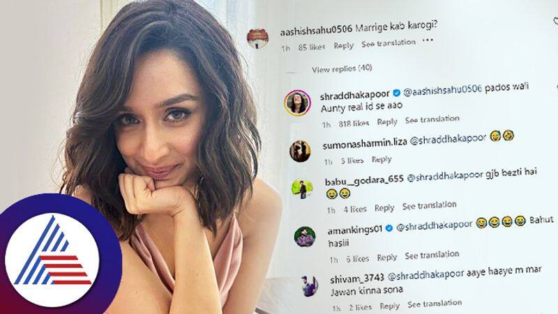 Shraddha Kapoor leaves the internet in splits with her rib tickling reply to a fan asking Marriage kab karogi Rao