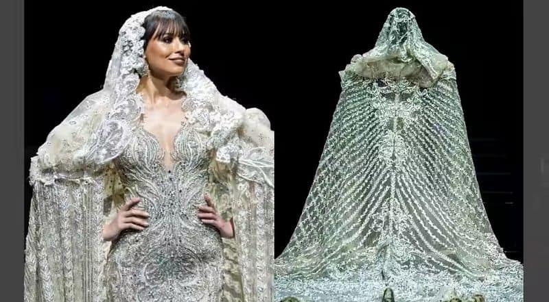 Worlds most expensive wedding dress is worth more than Isha Ambanis Rs 90 crore lehenga Vin