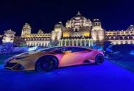 birthday celebration of luxury car lamborghini in jodhpur, jaisalmair rajasthan kxa 