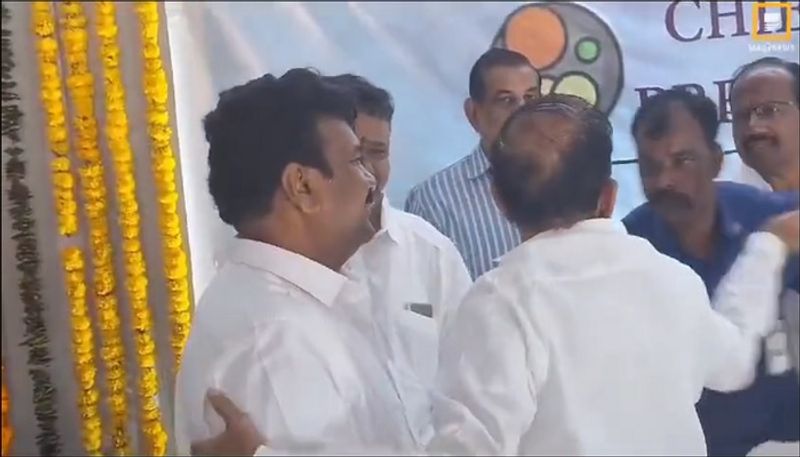 Telangana Home Minister Mahmood Ali slaps gunman over delayed bouquet on minister's birthday WATCH AJR