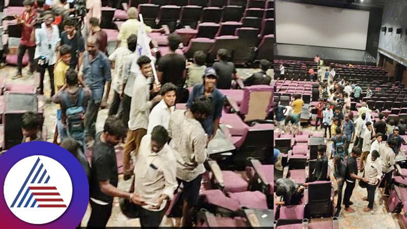 Thalapathy Vijay fans broke all the seats in the cinema hall Leo suc