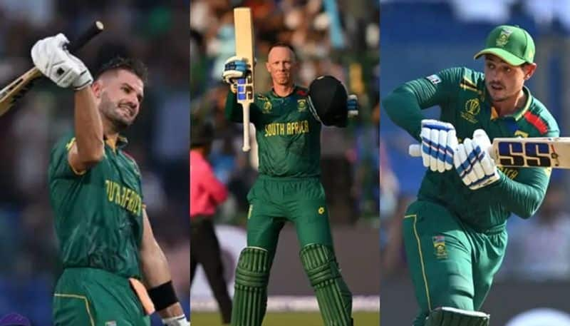 south africa vs sri lanka ODI world Cup Match fury records Quinton de Kock Aiden Markram Rassie van der Dussen san