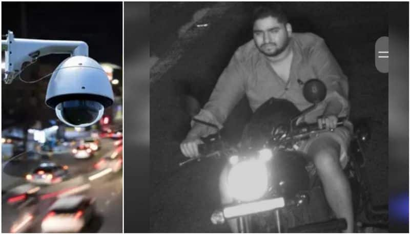 kerala road camera AI camera caught bullet theft in kannur asd