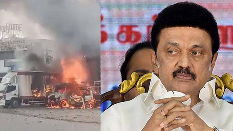 Financial assistance to 13 Tamils killed in Karnataka firecracker accident... CM Stalin announcement tvk