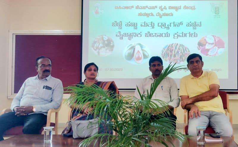 Mysuru : Training in Scientific Cultivation of Butter Fruit, Dragon Fruit snr