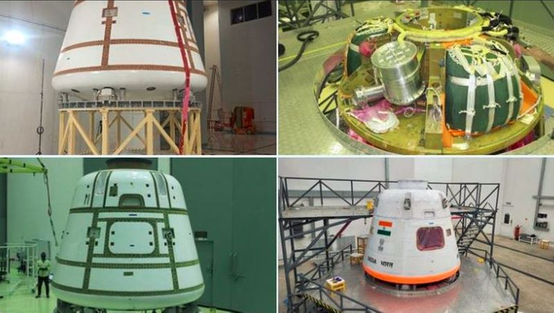 ISRO gearing up for First manned Gaganyaan by 2024 Released first Manned spaceship photo akb