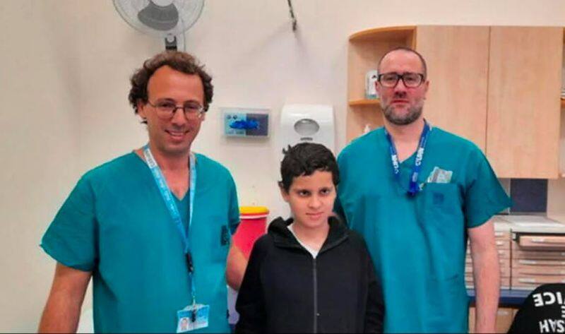 Israeli doctors have successfully surgically reattached the head of a 12 year old boy who's skull separated from the spine in an accident akb