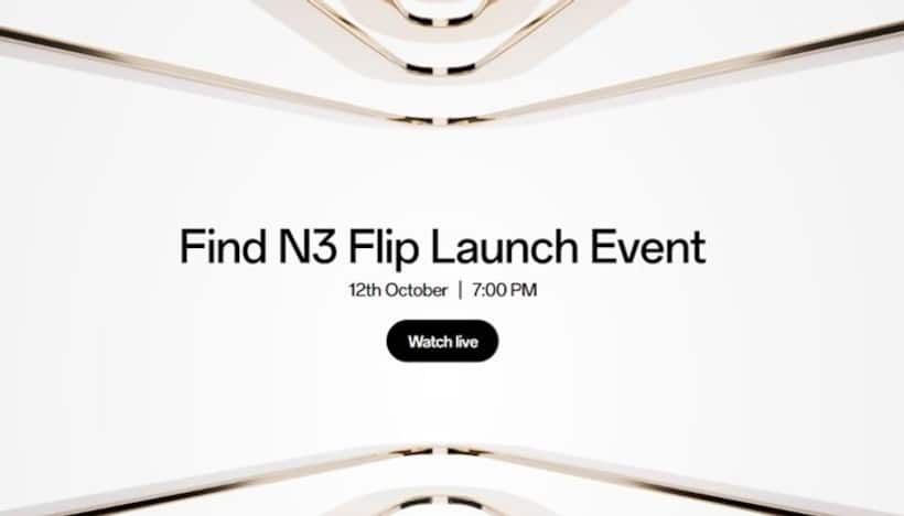 Oppo Find N3 Flip to launch in India on October 12; Check out expected specs, price, colours