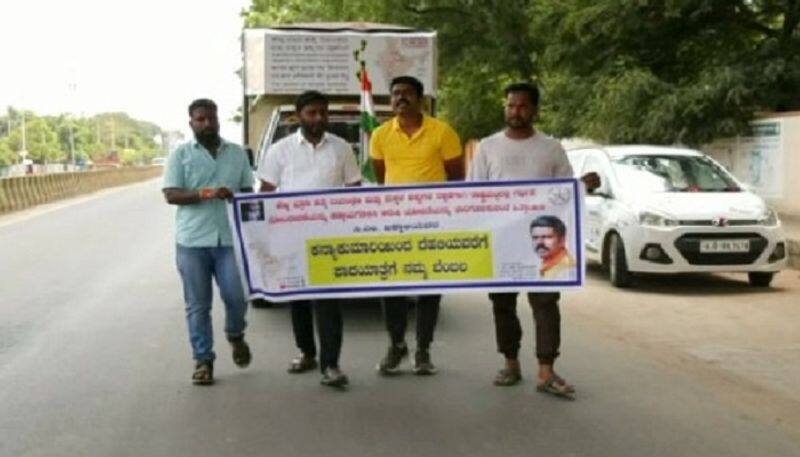 Young Man Padayatra from Kanyakumari to Delhi to Prevent Female Foeticide grg