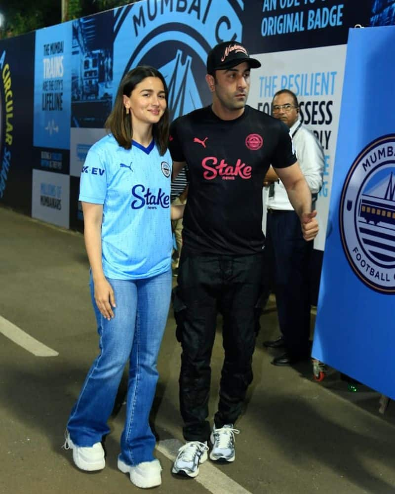 Alia Bhatt  Ranbir Kapoor And Nita Ambani Make a Stylish Trio In Football Jerseys Rao