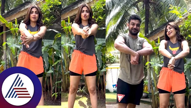 Shilpa Shetty has taught very easy exercises to strengthen hands suc