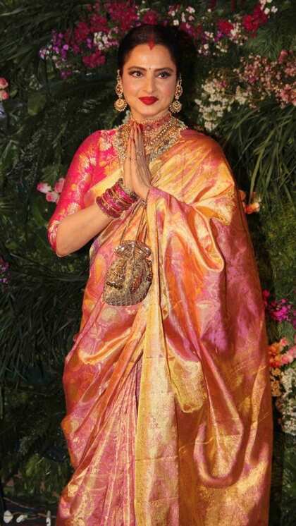 Orange Silk Saree