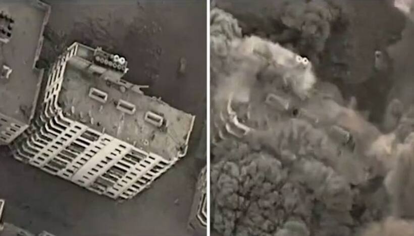 Israel's biggest air strike since Operation Iron Swords began targets 200 Hamas hideouts; WATCH drone footages