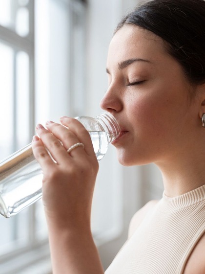 Drink water and stay hydrated