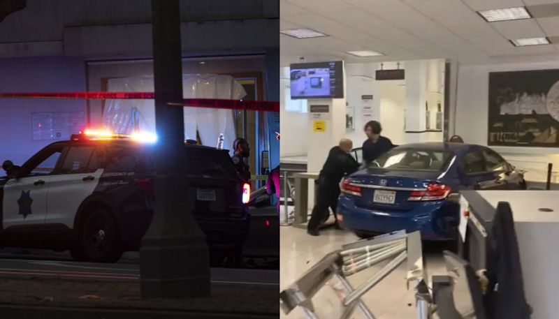 car rammed into the Chinese consulate in San Francisco driver shot dead etj