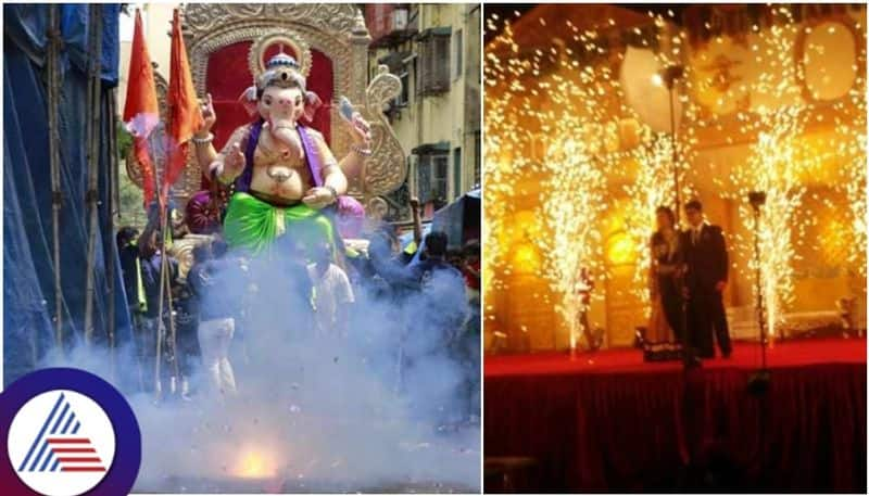 Karnataka govt ban on fire crackers at weddings Ganesha festival and political processions sat