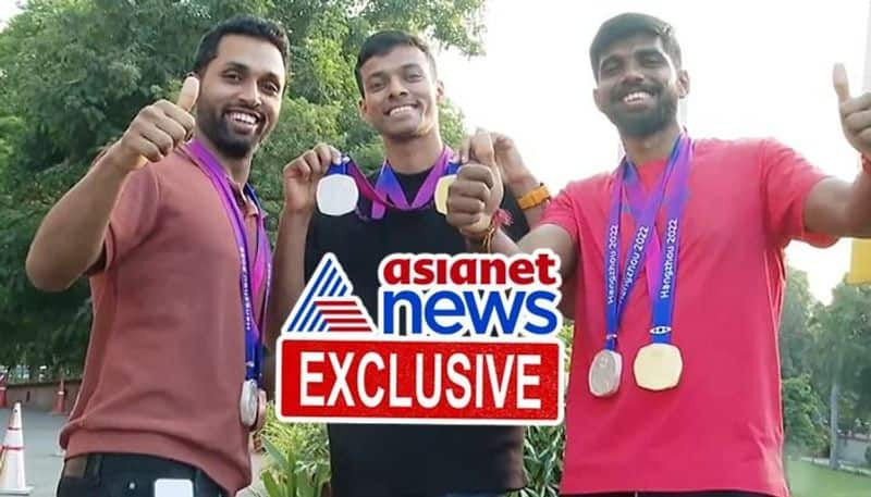 Asianet News Exclusive Podcast with Asian Games Medal winner Indian Badminton Team kvn