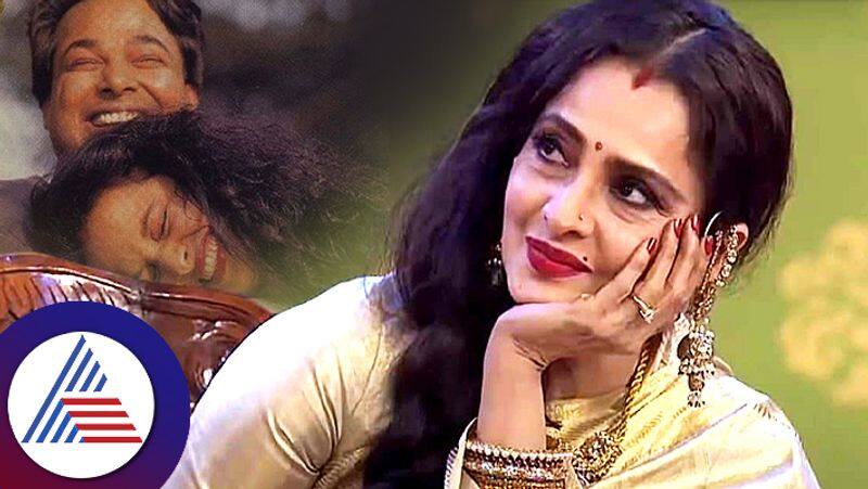 rekha revealed secret of her married life said i am married to 3 things have sindoor suc