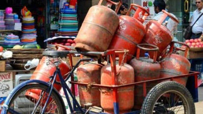 LPG Gas Cylinder price hiked again after assembly elections completion, commercial gas cylinder to costly kms