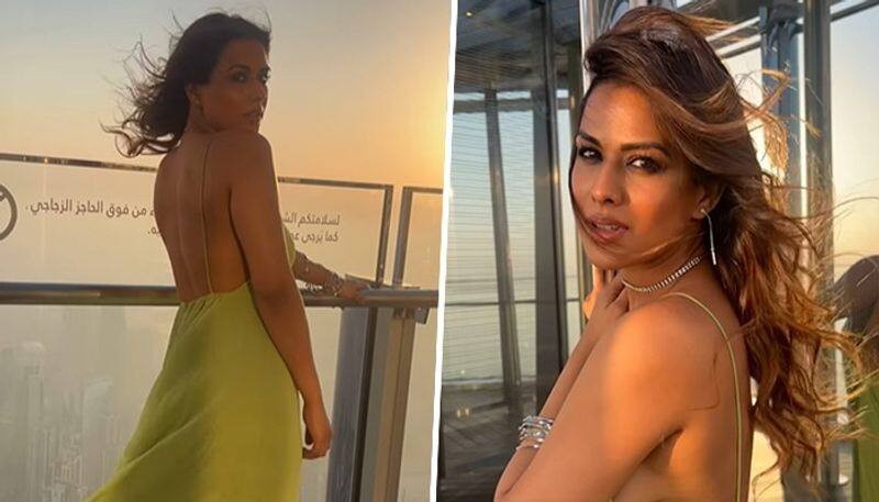 Nia Sharma looks HOT in green plunging dress, watch video RKK