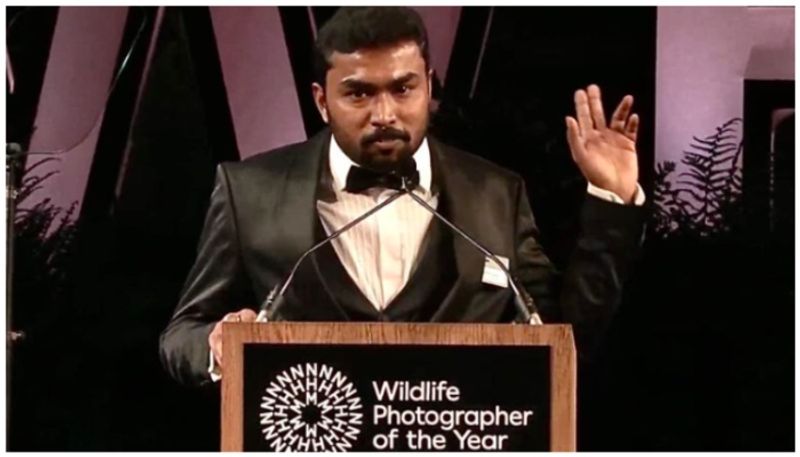 Wildlife Photographer of the Year Award to Vishnu Gopal bkg