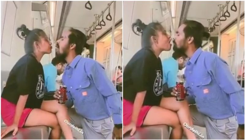 Video Of Intimate Act In Delhi Metro Sparks Controversy prm