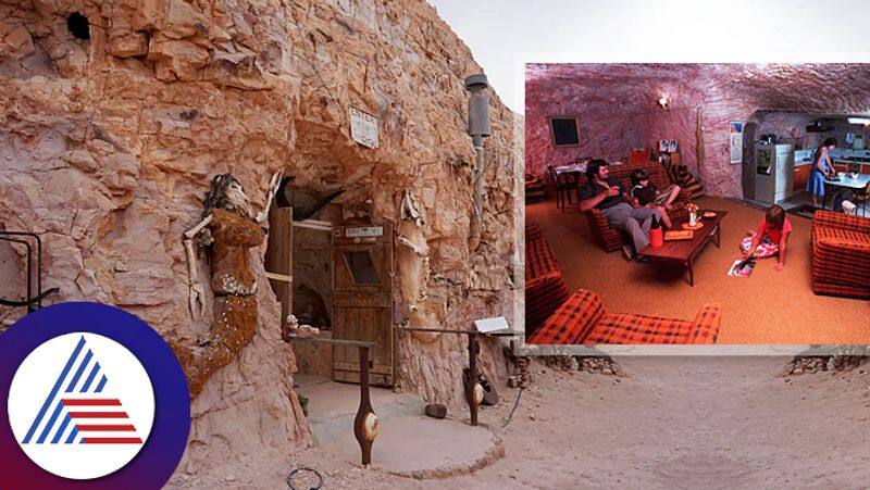 Coober Pedy where people live underground in South Australia pav 