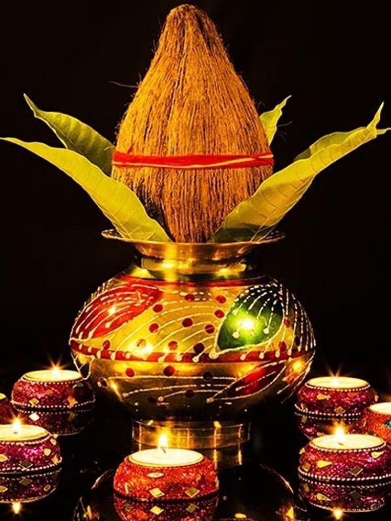 navratri 2023 what to do with kalash coconut after navratri know details here it in tamil mks