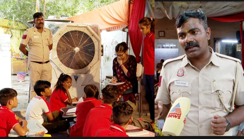 Delhi Police constable Than Singh who brigs light of letters to kids who lives in streets etj