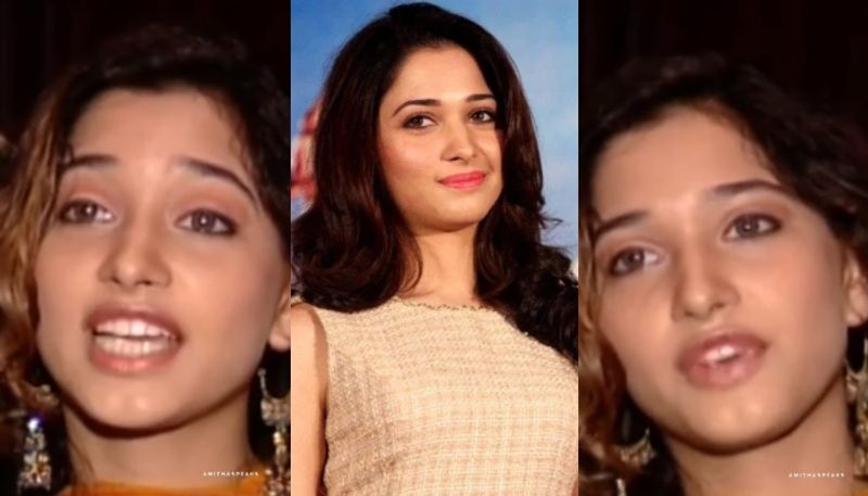 Tamannaah Bhatia old video when she was studying in 10th class went viral nsn